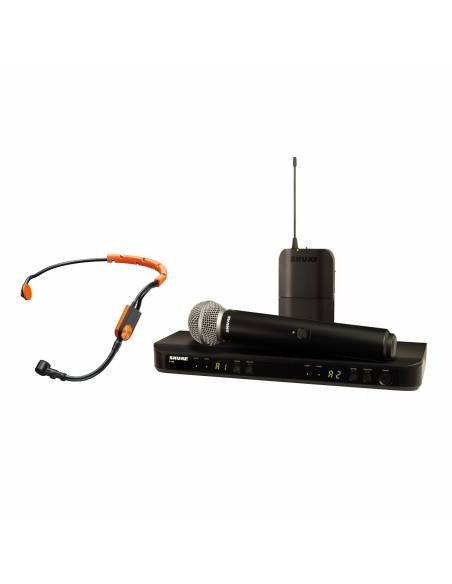 SHURE 
BLX1288E/SM31 K3E
  
    
      
        
      
    
  
                  Combo inalámbrico SM58 y SM31FH Diade