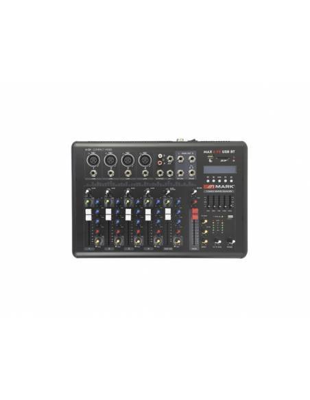 Mark MAX 6 FX USB BT - Mezclador 4+1 canales. Reproductor/grabador. - 2