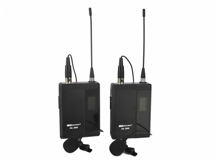 Mark MR 2200/2 Sistema inalámbrico doble con 2 micrófonos de solapa. - 3