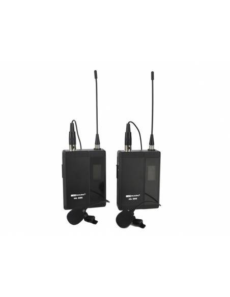 Mark MR 2200/2 Sistema inalámbrico doble con 2 micrófonos de solapa. - 3