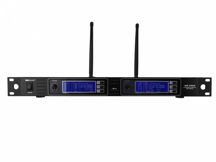 Mark MR 2200/2 Sistema inalámbrico doble con 2 micrófonos de solapa. - 2