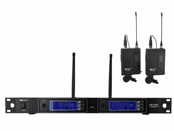Mark MR 2200/2 Sistema inalámbrico doble con 2 micrófonos de solapa. - 10