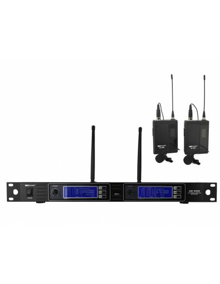 Mark MR 2200/2 Sistema inalámbrico doble con 2 micrófonos de solapa. - 10