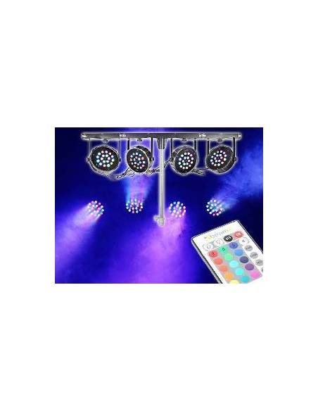 Beamz PARBAR 4 Vias 18x 1W RGB LEDs DMX 