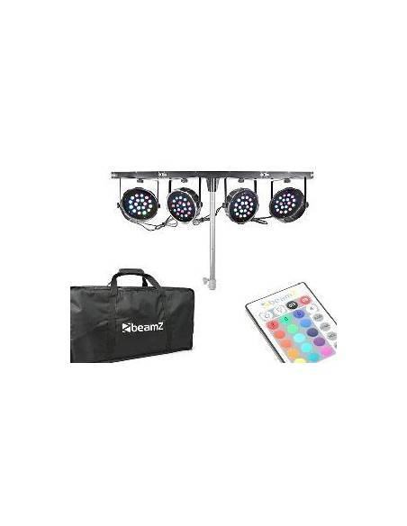 Beamz PARBAR 4 Vias 18x 1W RGB LEDs DMX 