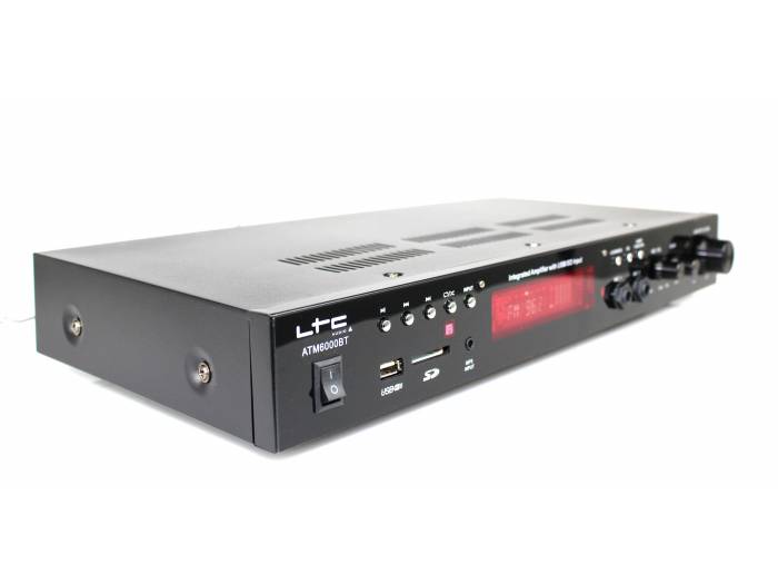 LTC ATM6000 BT Amplificador Karaoke Bluetooth SD USB 2x50w - 4