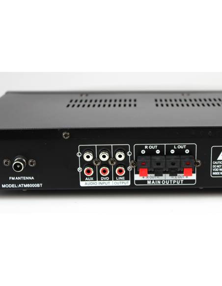LTC ATM6000 BT Amplificador Karaoke Bluetooth SD USB 2x50w - 9