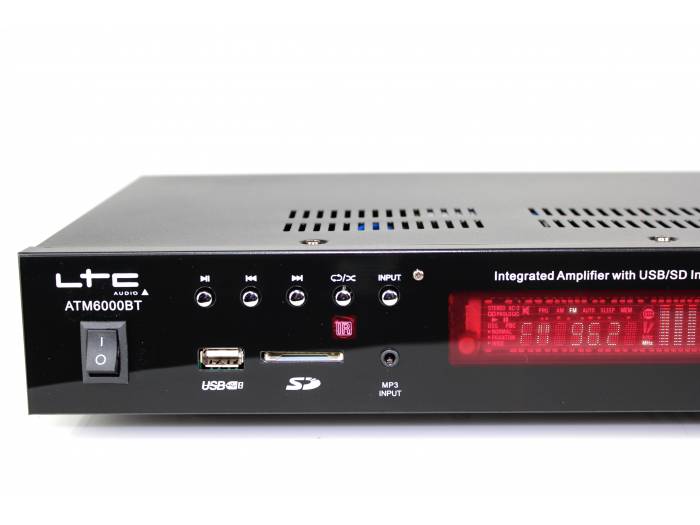 LTC ATM6000 BT Amplificador Karaoke Bluetooth SD USB 2x50w - 11