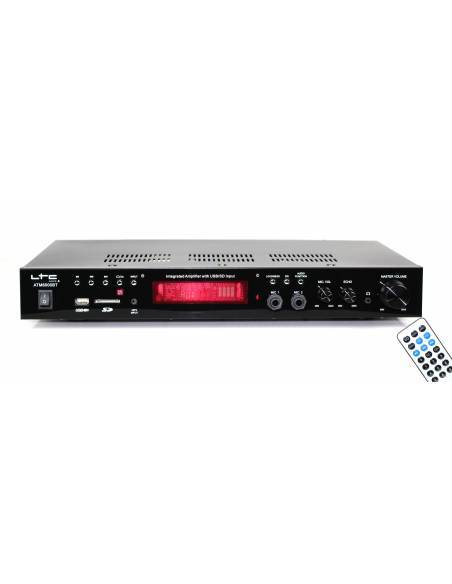 LTC ATM6000 BT Amplificador Karaoke Bluetooth SD USB 2x50w - 1