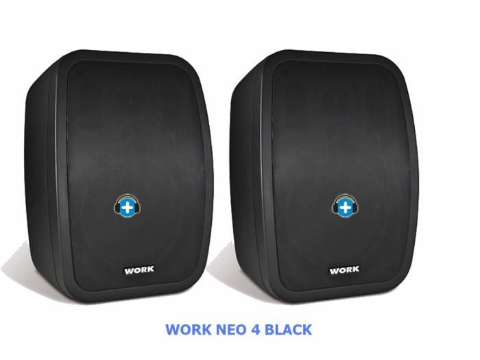 WORK Pro NEO 4 Pareja de Altavoces Instalacion 4 pulgadas color Negro - 2