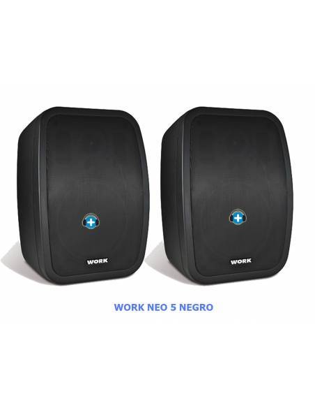 WORK Pro NEO 5 Pareja de Altavoces Instalacion 5 pulgadas color Negro