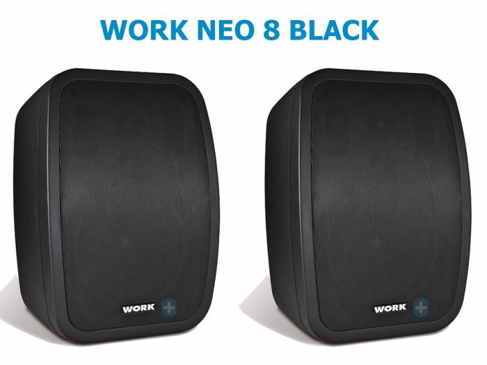 WORK Pro NEO 8 Pareja de altavoces Instalación Color Negro - 2