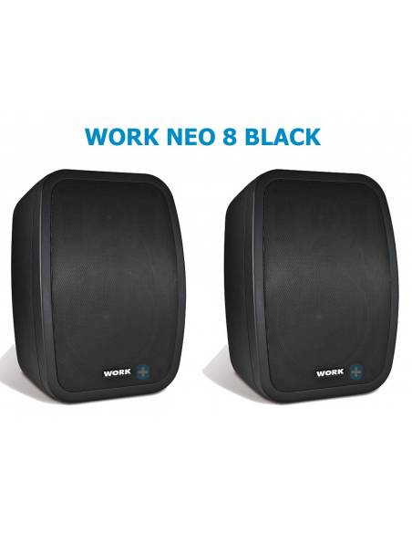 WORK Pro NEO 8 Pareja de altavoces Instalación Color Negro - 2
