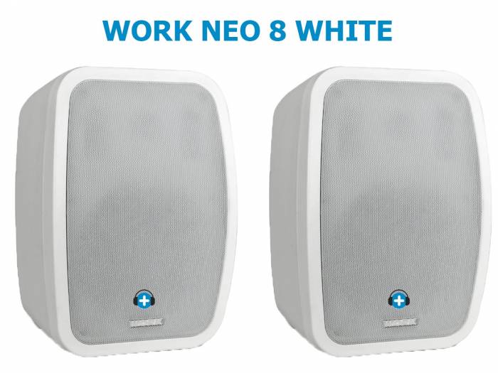 WORK Pro NEO 8 Pareja de altavoces Instalación Color Blanco - 2