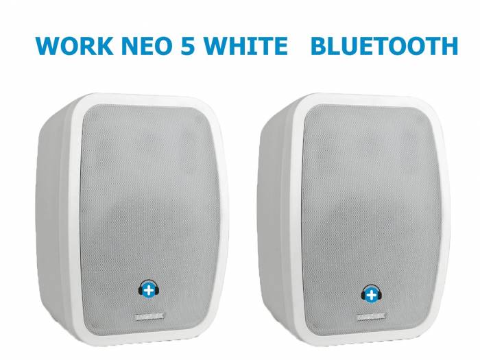 síndrome Tratamiento Hueso WORK Pro NEO 5A BT Pareja Altavoces Blanco (activa + pasiva) Bluetooth de  WORK Pro Cajas acústicas