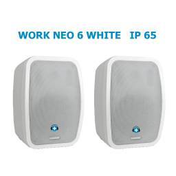 WORK Pro NEO 6 IP Pareja de altavoces Instalación Color Blanco IP65 Exterior 2