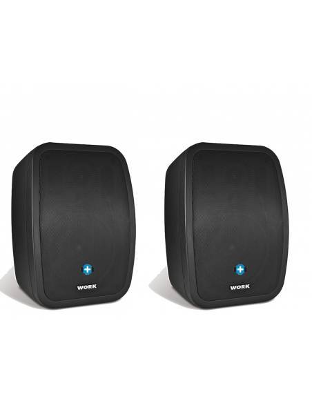 WORK Pro NEO 6 IP Pareja de altavoces Instalación Color Negro IP65 Exterior - 1