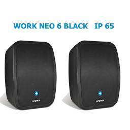 WORK Pro NEO 6 IP Pareja de altavoces Instalación Color Negro IP65 Exterior - 1 2