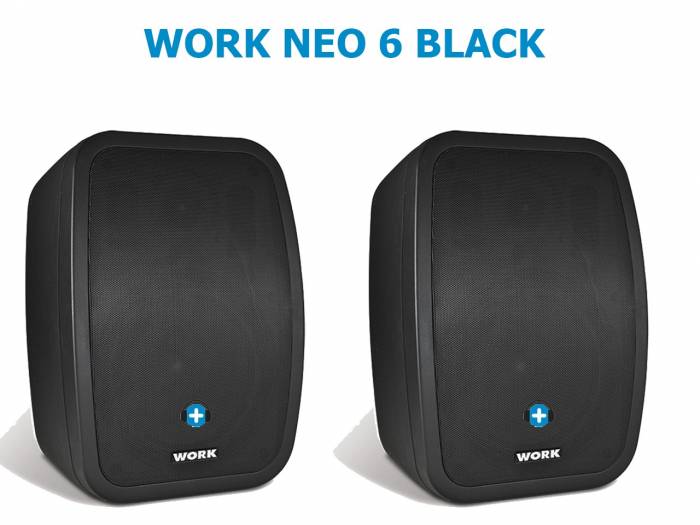 WORK Pro NEO 6 Pareja de Altavoces Instalación 6 pulgadas color Negro