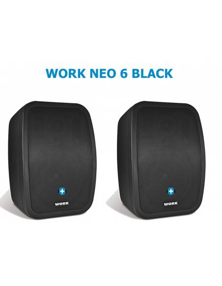 WORK Pro NEO 6 Pareja de Altavoces Instalación 6 pulgadas color Negro