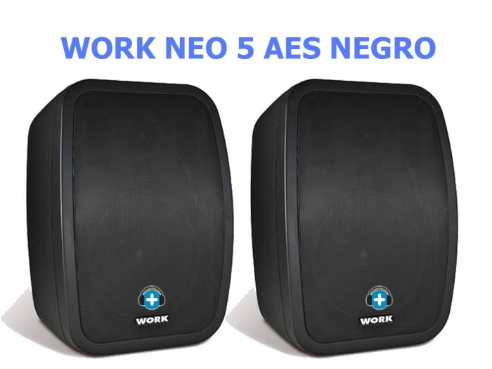 WORK Pro NEO 5A ES Pareja Altavoces Negro (activa + pasiva) 2 x 25 W. - 2