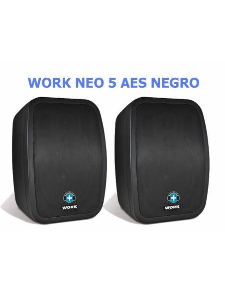 WORK Pro NEO 5A ES Pareja Altavoces Negro (activa + pasiva) 2 x 25 W. - 2