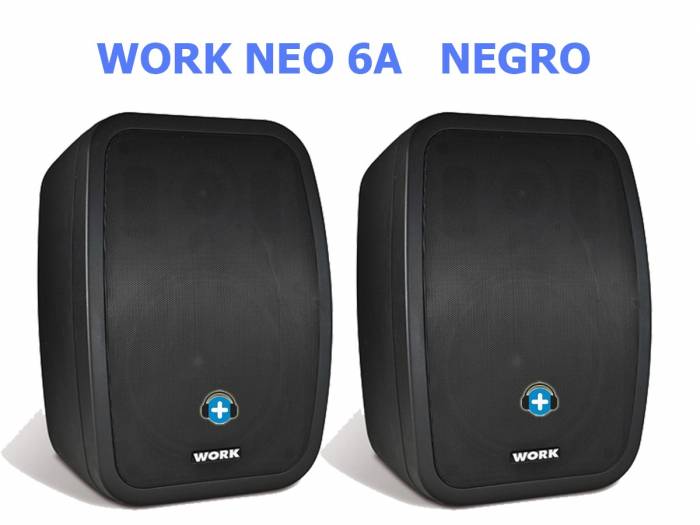 WORK Pro NEO 6A Pareja cajas acústicas Black (activa + pasiva) 2 x 30 W. - 2