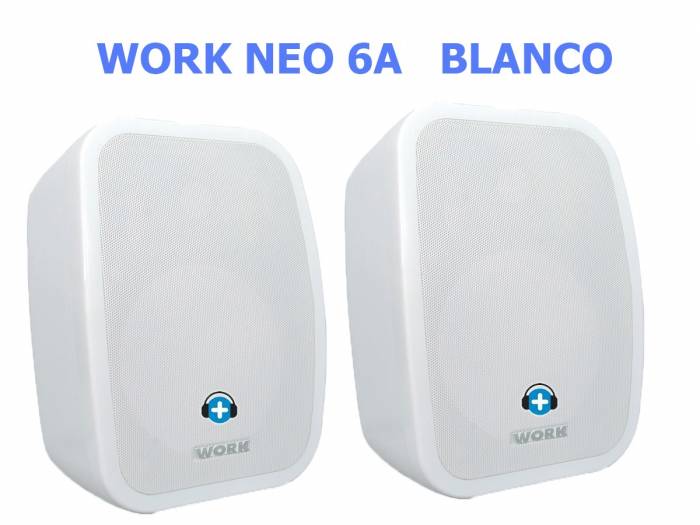 WORK Pro NEO 6A Pareja cajas acústicas White (activa + pasiva) 2 x 30 W.