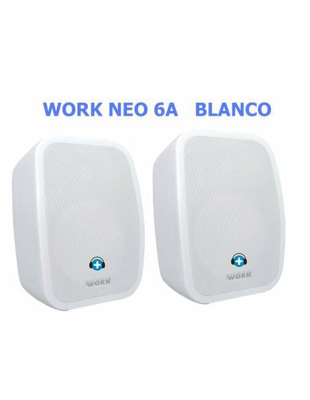 WORK Pro NEO 6A Pareja cajas acústicas White (activa + pasiva) 2 x 30 W.