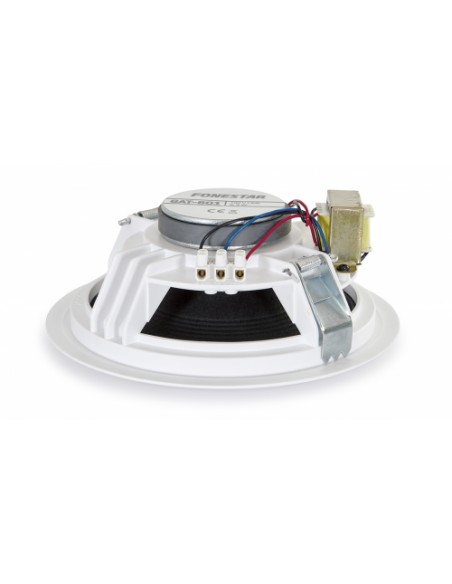 Fonestar GAT-601 - Altavoz de techo con transformador de linea de 100v  - 3
