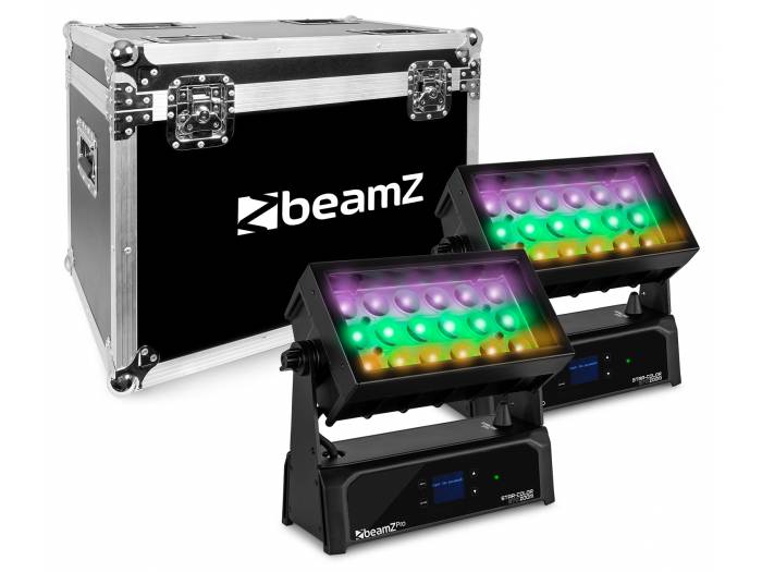 Beamz Professional Star-Color 270Z Wash Zoom 2pc en Flightcase