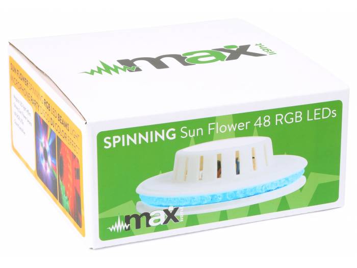 Max SSL15LED Spinning Sunflower de 48 LEDs RGB