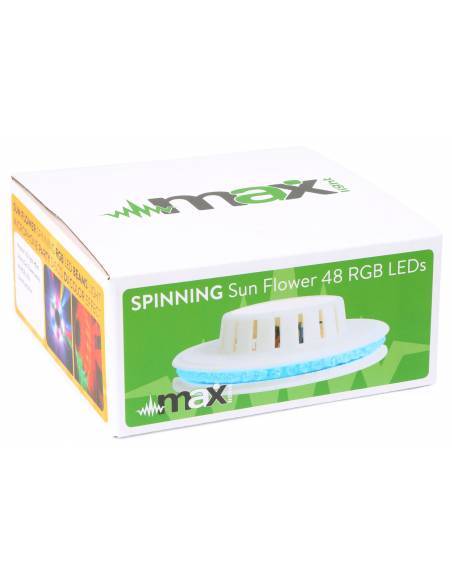 Max SSL15LED Spinning Sunflower de 48 LEDs RGB