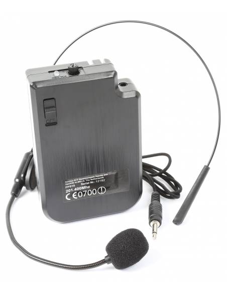 Fenton FPS15 Sistema portatil de sonido 15" BT/MP3/USB/SD/VHF/LED