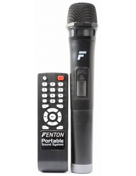 Fenton FPS15 Sistema portatil de sonido 15" BT/MP3/USB/SD/VHF/LED