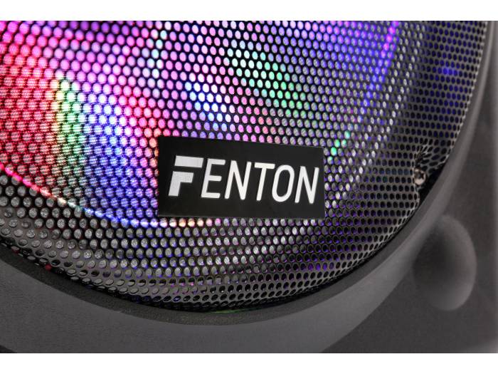 Fenton FPS15 Sistema portatil de sonido 15" BT/MP3/USB/SD/VHF/LED
