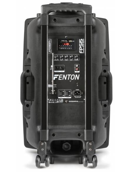 Fenton FPS15 Sistema portatil de sonido 15" BT/MP3/USB/SD/VHF/LED