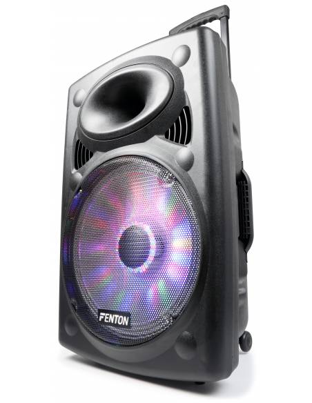 Fenton FPS15 Sistema portatil de sonido 15" BT/MP3/USB/SD/VHF/LED