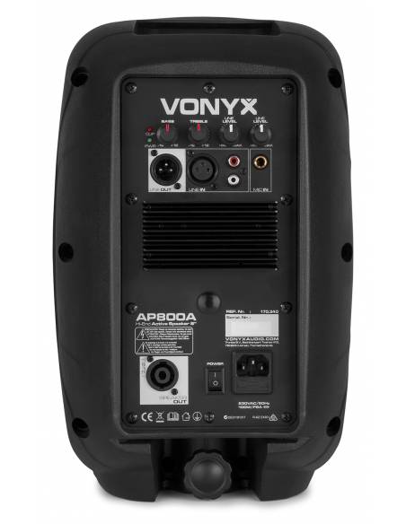 Vonyx AP800A Bafle Activo Hi-End 8" 