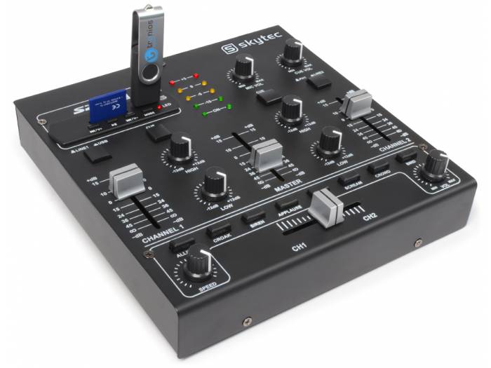 Vonyx STM-2250 Mezclador de 4 canales con Efectos USB MP3