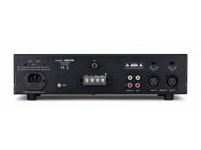 Fonestar MA-61RU  Amplificador de megafonia 60w - 2