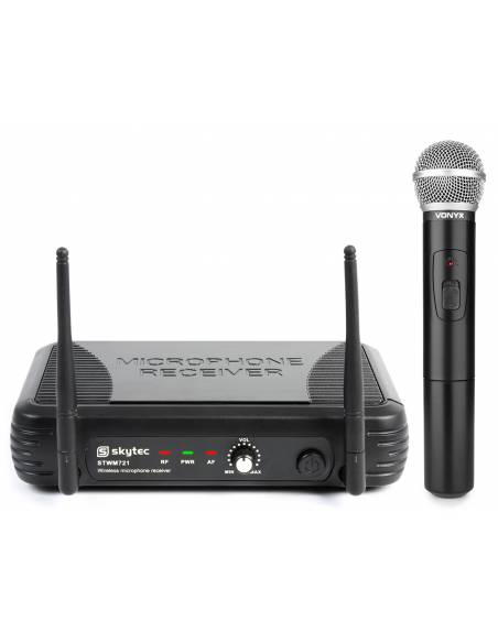 Skytec Microfono UHF 1 canal STWM721.