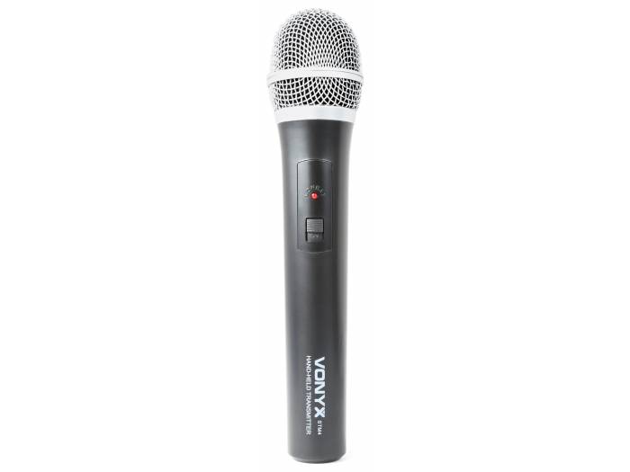 Vonyx WM73C Combi System Wireless UHF 2 canales con micro de mano y petaca y Display