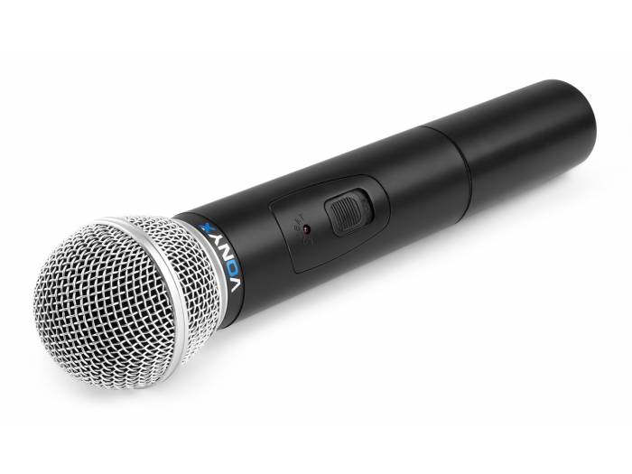 Vonyx WM512C Combi System Wireless VHF 2 canales con la computadora de mano, de Bodypack y Display