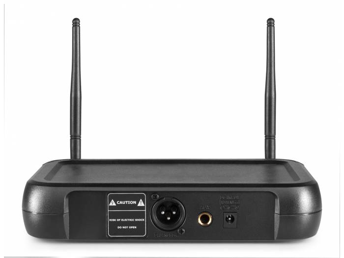 Vonyx WM511 VHF 1 Canal Sistema inalámbrico con micrófono de mano y display