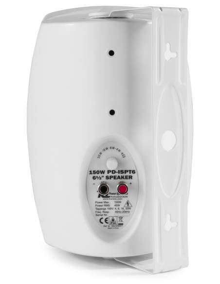 Power Dynamics ISPT6W Altavoz 100V / 8 Ohm 6.5" 150W - Blanco