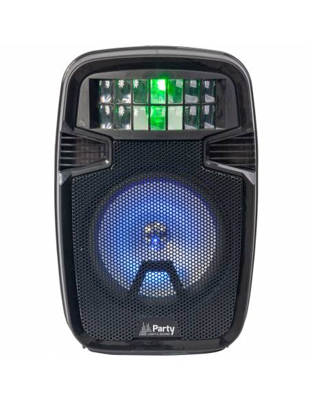 Party 8 COMBI Altavoz Activo 8" con Batería Led RGB y Efecto Derby