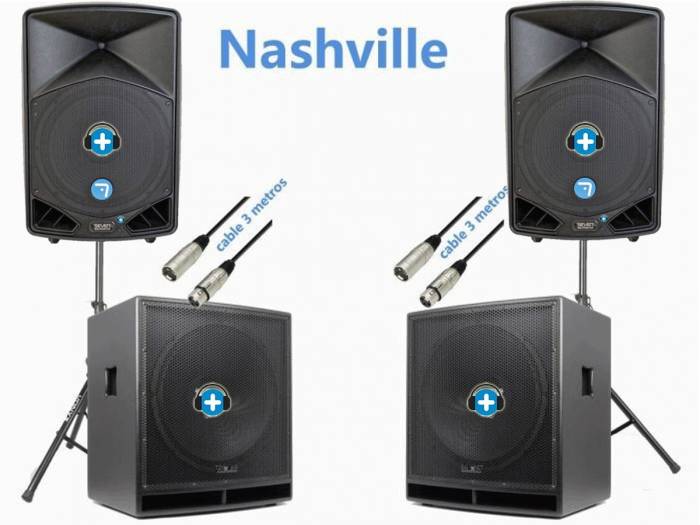 NASHVILLE Equipo de Sonido DJ