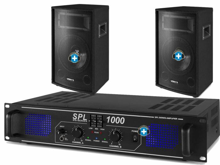 Pack Fiesta 1000 - Equipo de sonido con 1000w - 2