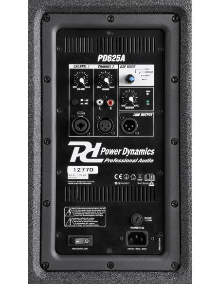 Power Dynamics PD625A Bafle Activo 2x15"